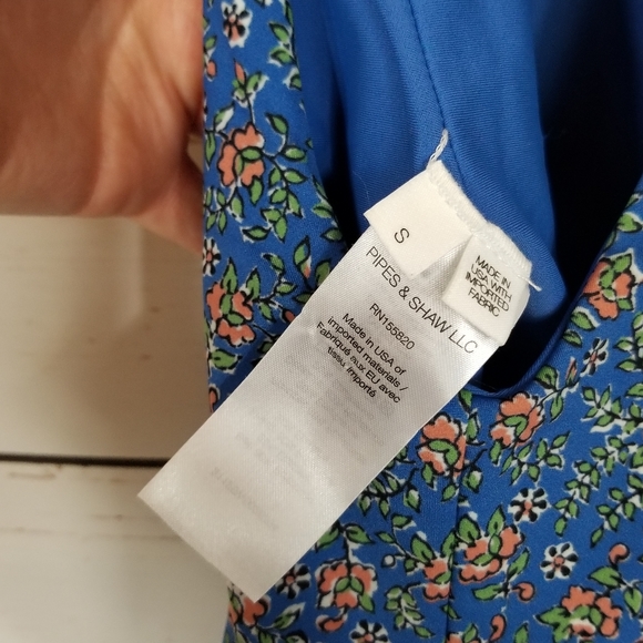 Veronica Beard | Sails Micro Floral Blue One Piece Swimsuit NEW - Picture 7 of 7